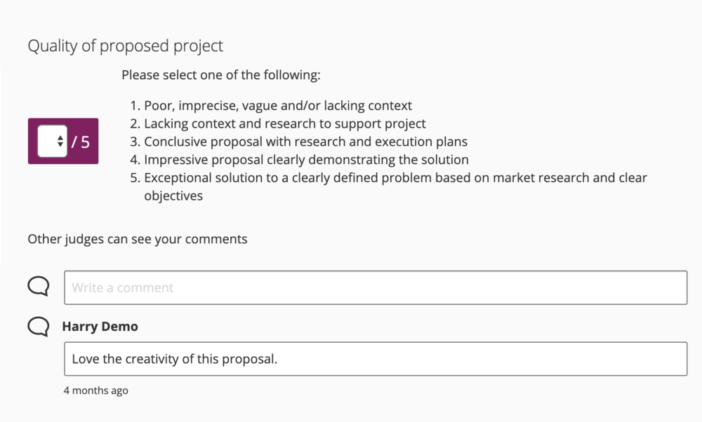assess prospect quality in Award Force