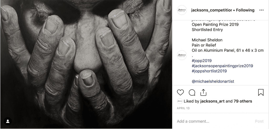 Instagram post jacksons competition