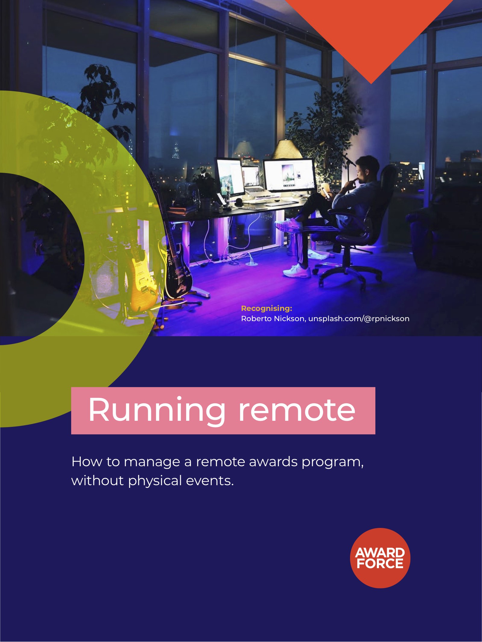 Cover of the ebook: Running a remote awards program