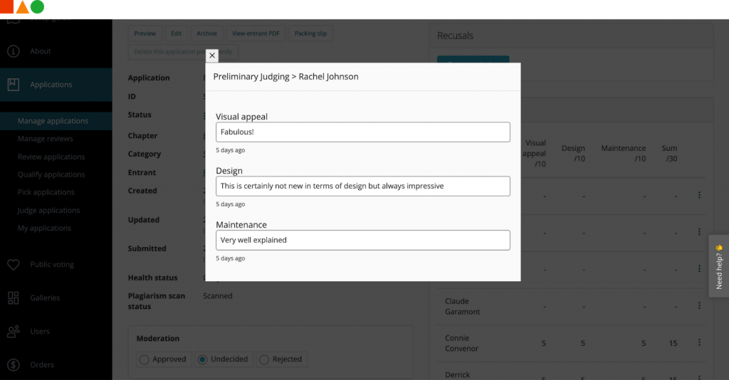 How to request feedback for your awards program