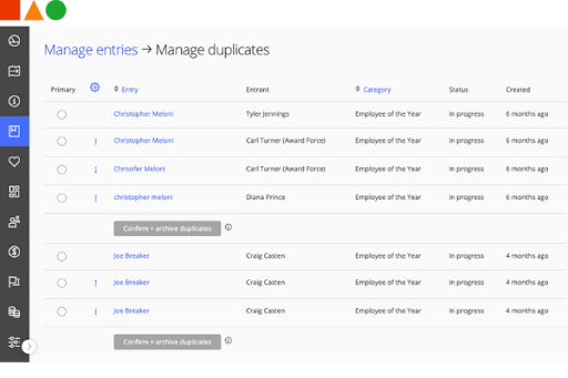 Duplikate in Award Force verwalten