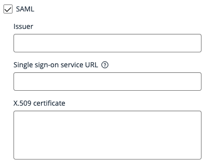 Setting up SAML in Award Force
