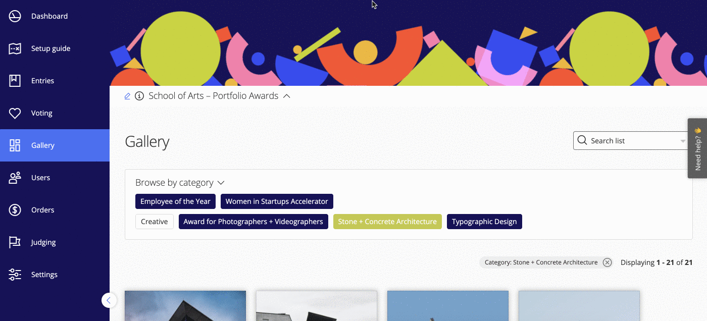 Branding for your online gallery