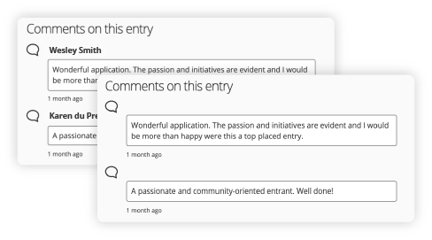 Awards management anonymise feedback1