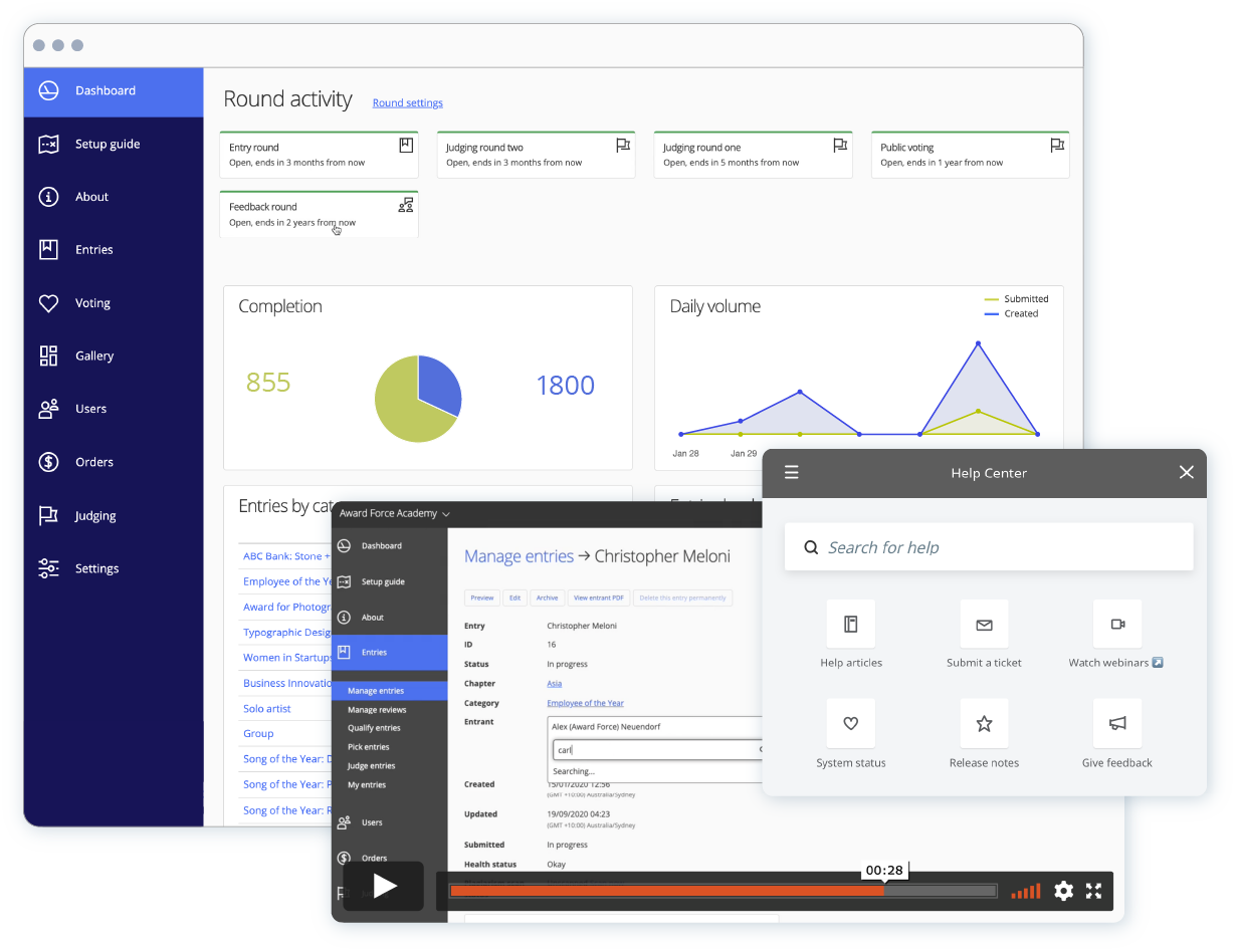 Alles, was Sie für das Award-Management benötigen