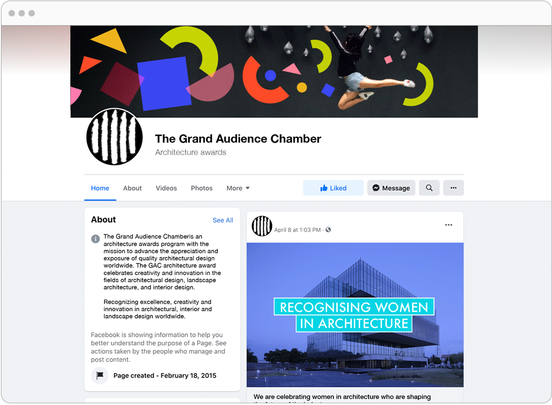 Awards management software social sharing