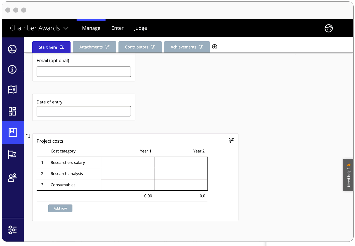 Table field calculations