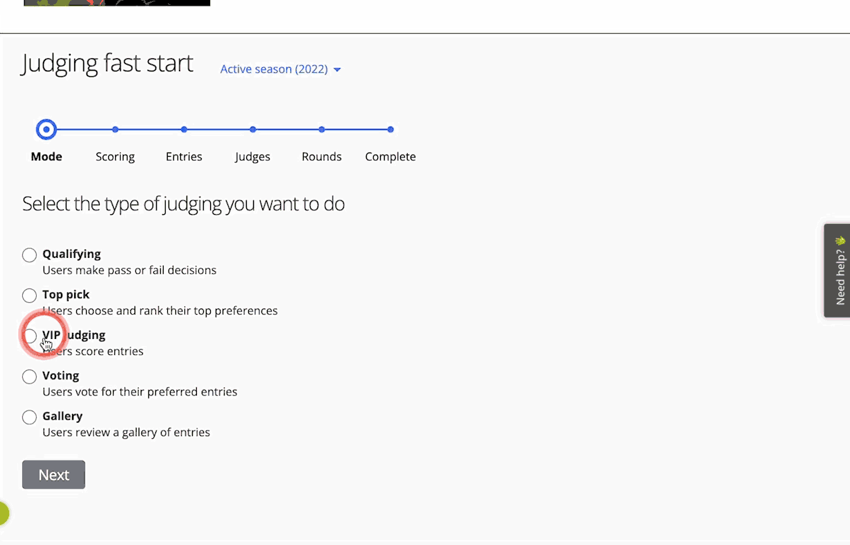 Adding a new scoring criteria for your score set