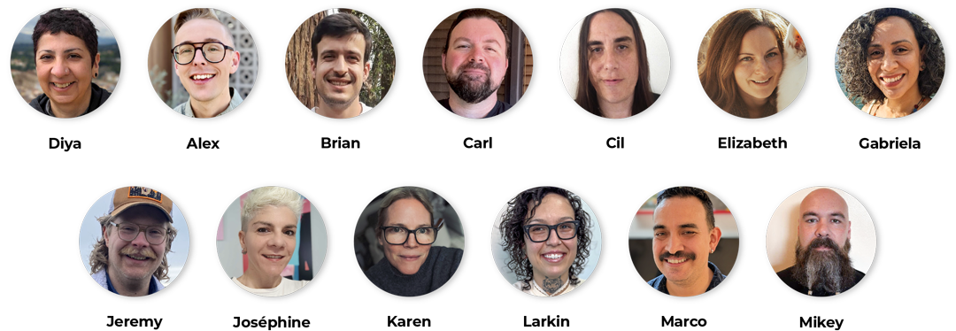 The Award Force Client Success team- Diya, Alex, Brian, Carl, Cil, Elizabeth, Gabriela, Jeremy, Joséphine, Karen, Larkin, Marco and Mikey