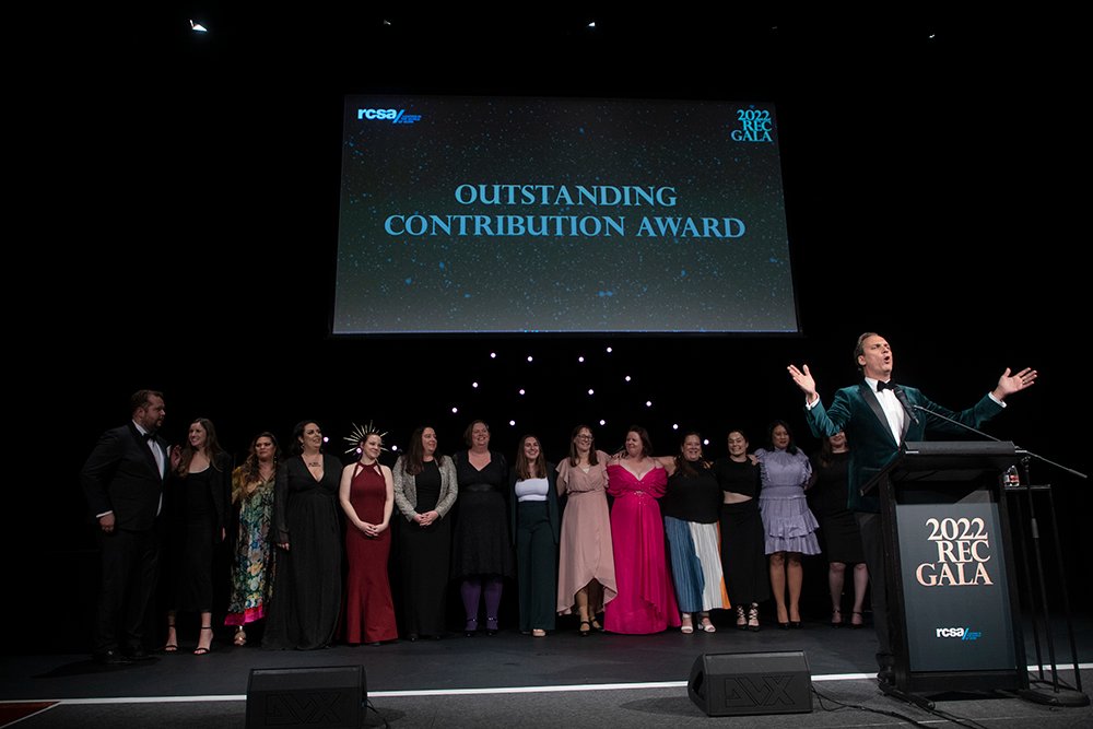 OWM Director, Vivienne Francis, addresses the audience