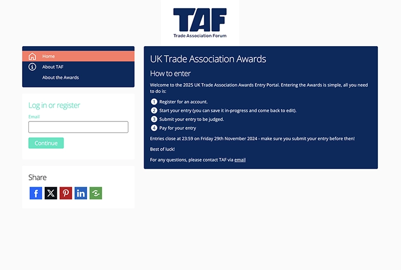 Die „The Other Hundred“ Galerie für öffentliche Abstimmung in Award Force