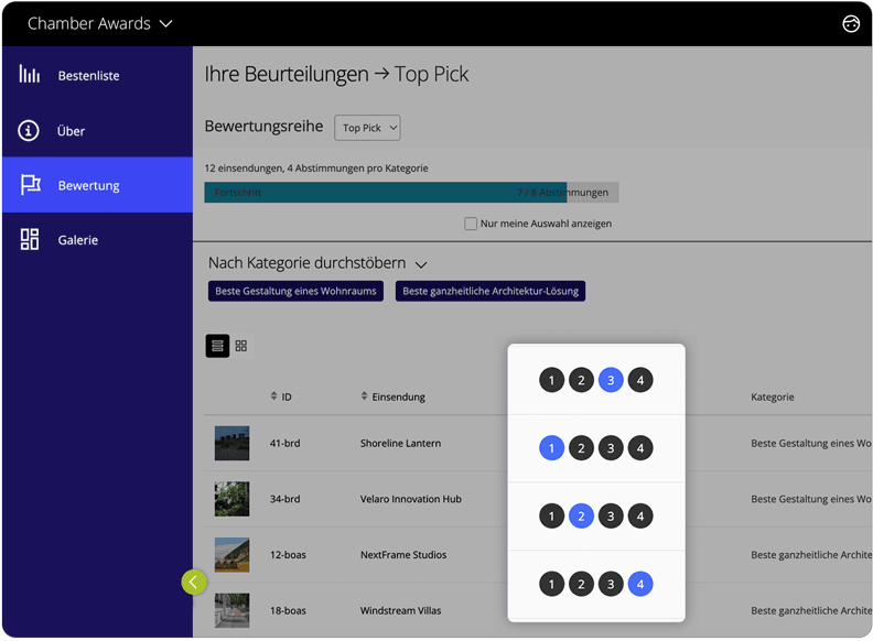 Awards management software top pick